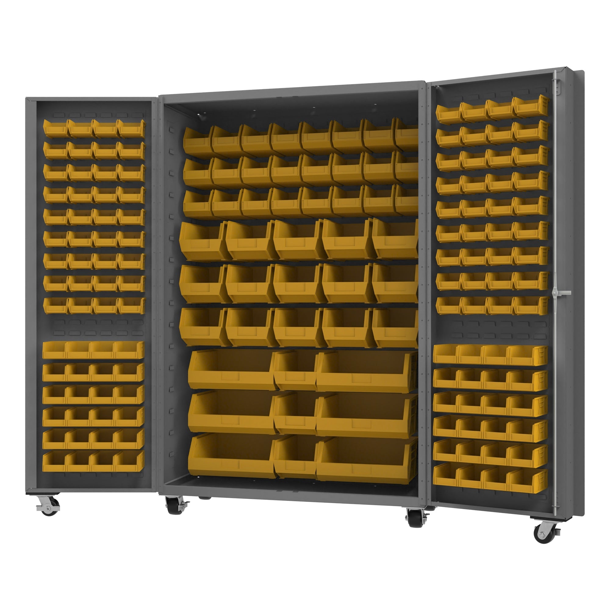 Mobile Bin Storage Cabinets